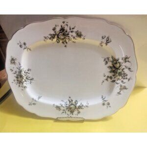 Vintage by Royal Worcester 14 1/2" Oval Serving Platter Clementine Pattern